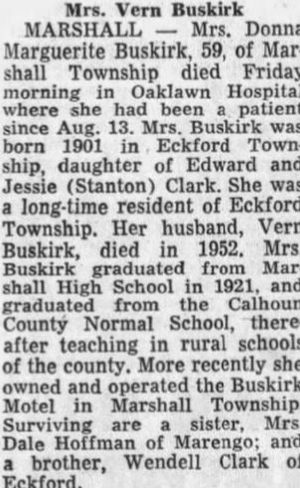 17 Mile Motel 2 (Unknown) - Aug 27 1960 Article